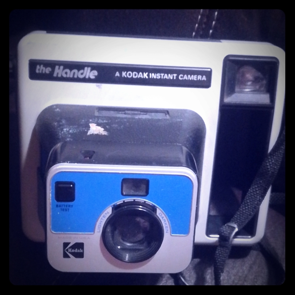 Vintage Kodak instant camera